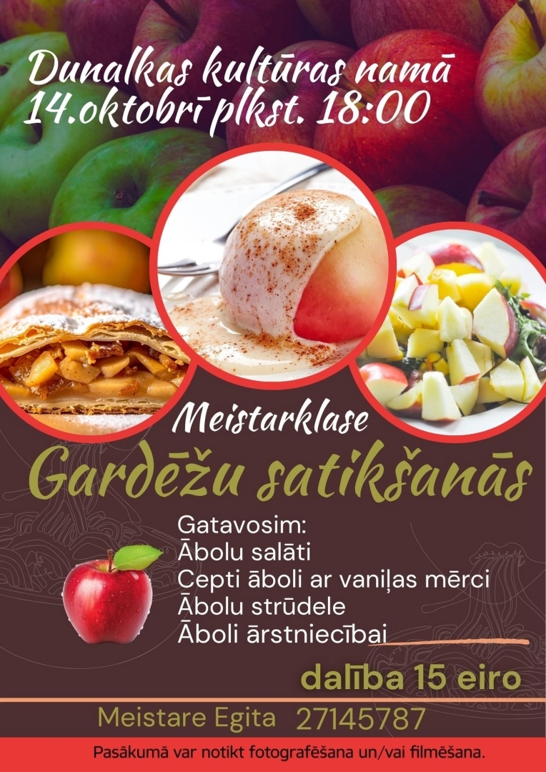 Meistarklases afiša