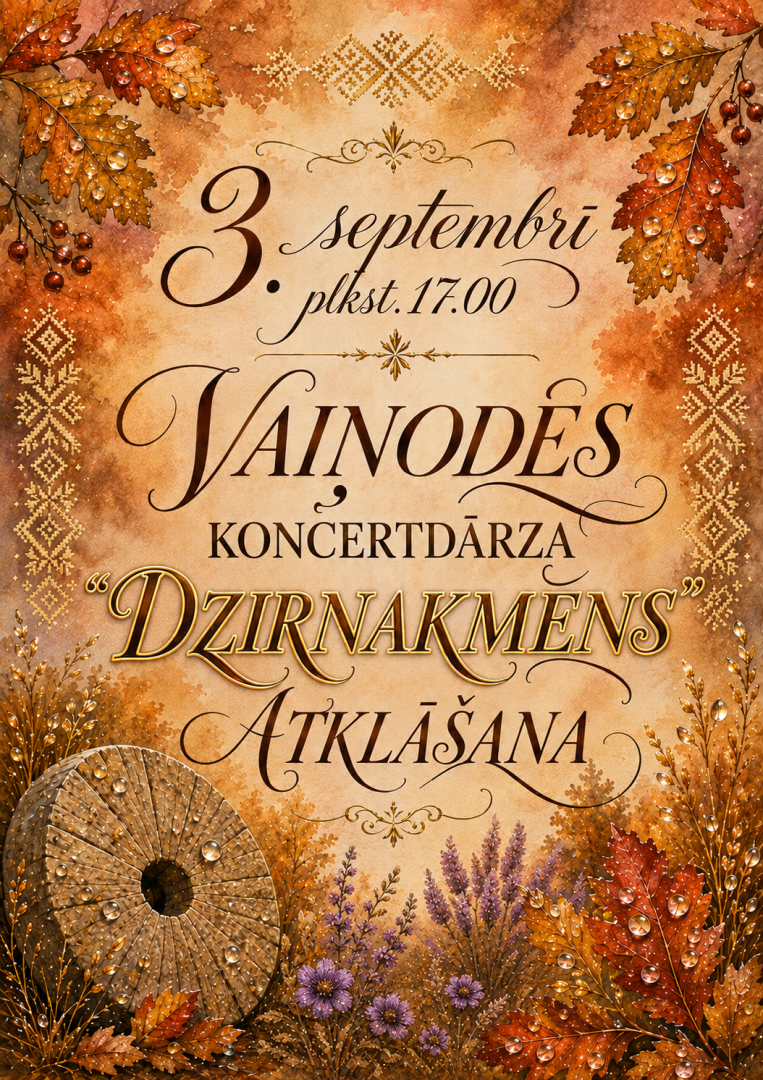 Vaiņodes koncertdārza “Dzirnakmens” atklāšana