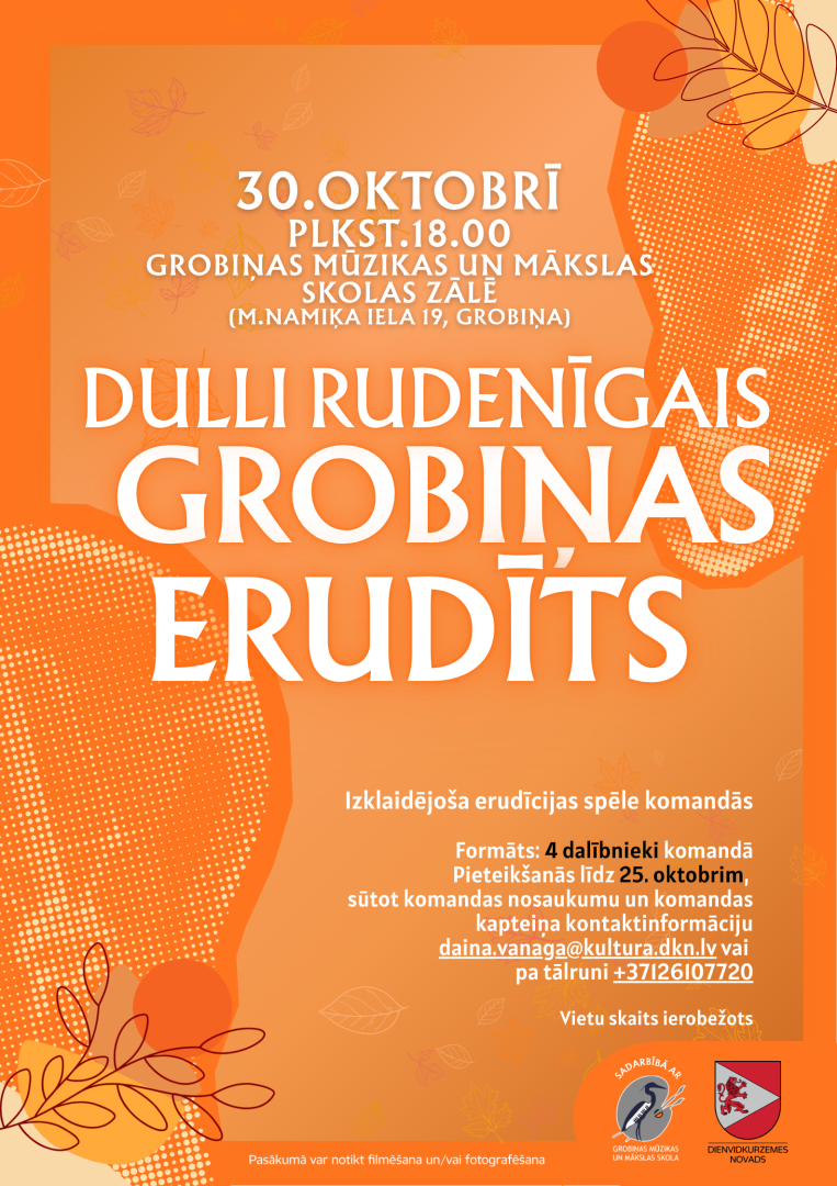 Grobiņas erudīts afiša