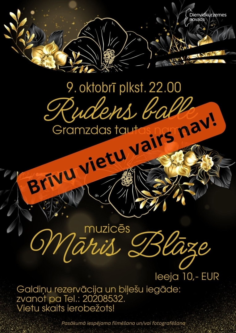 Rudens balle kopā ar Māri Blāzi