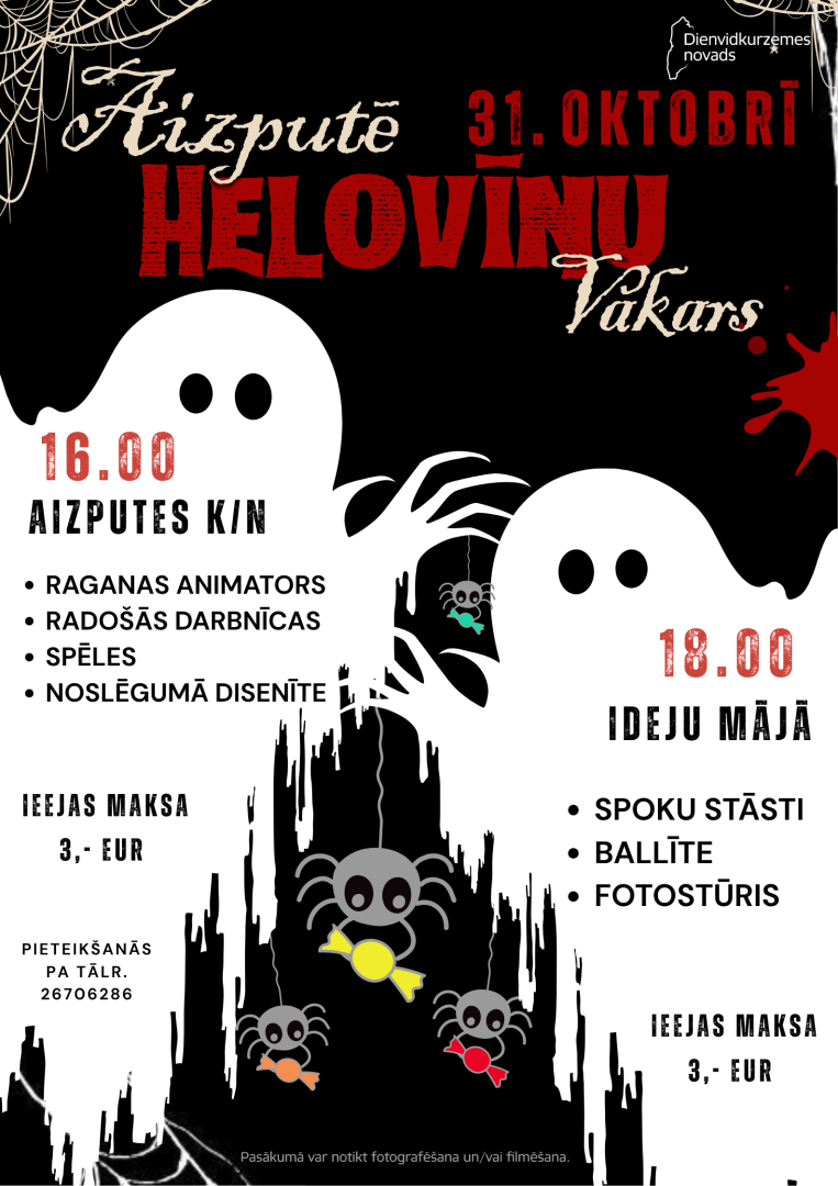Helovīnu vakars afiša