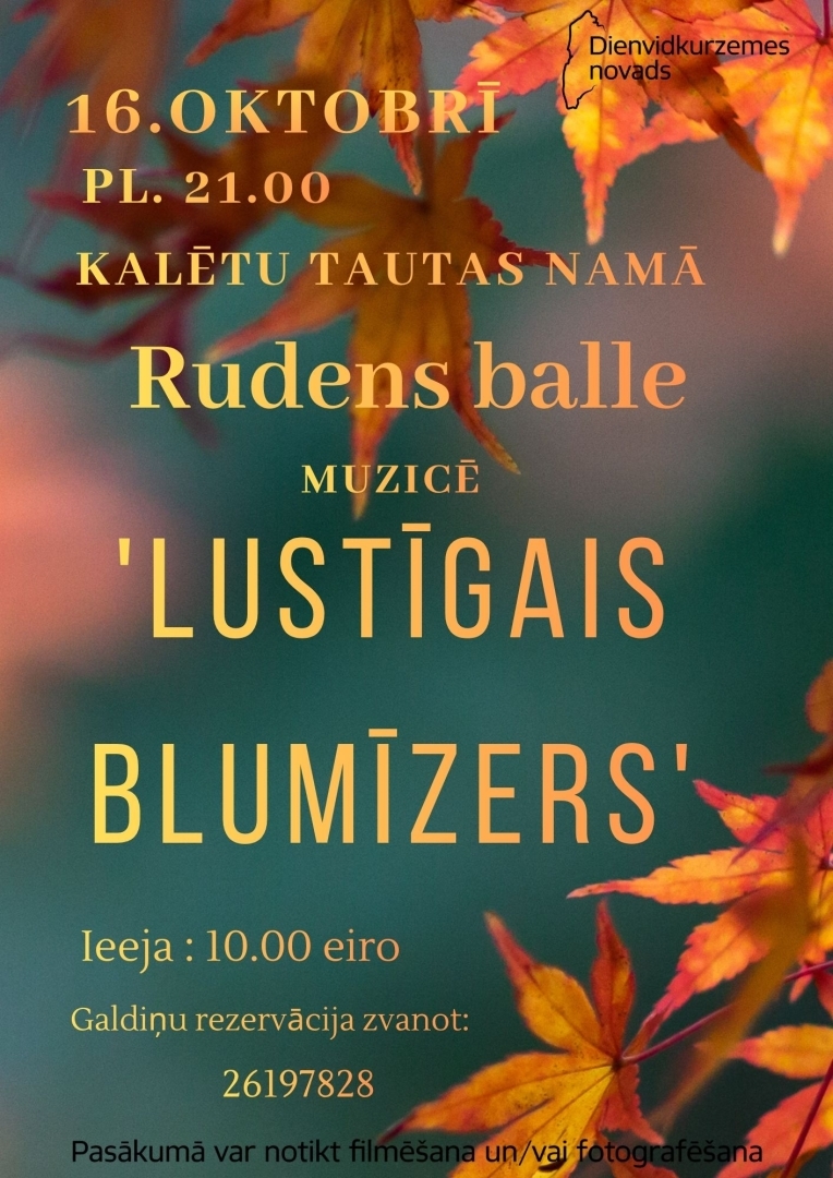 Rudens balles afiša