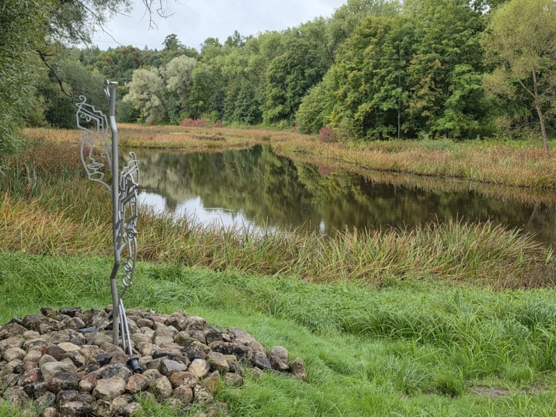 Strūklaka Atmodas ielā pie “Žīdu tiltiņa”