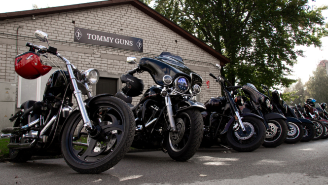 Tommy guns