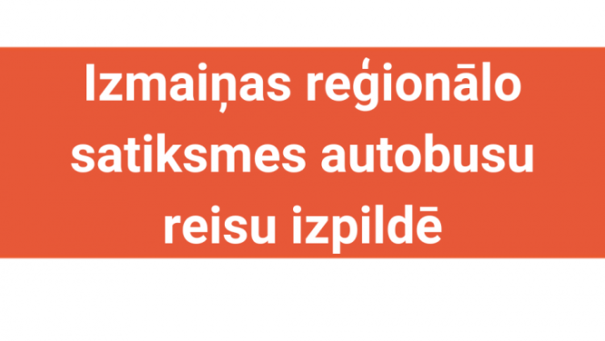 Izmaiņas