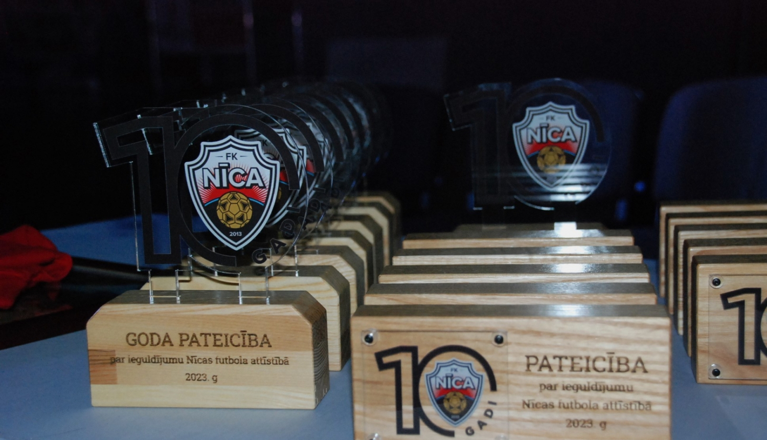 Futbola klubam ''NĪCA'' aizvadīti 10 gadi