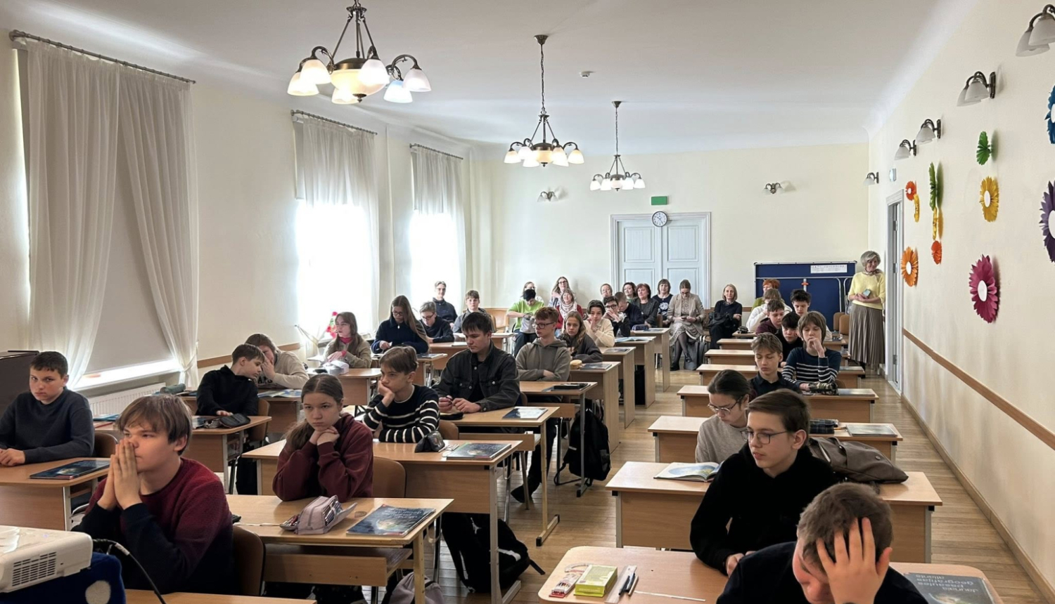 Klase ar skolēniem