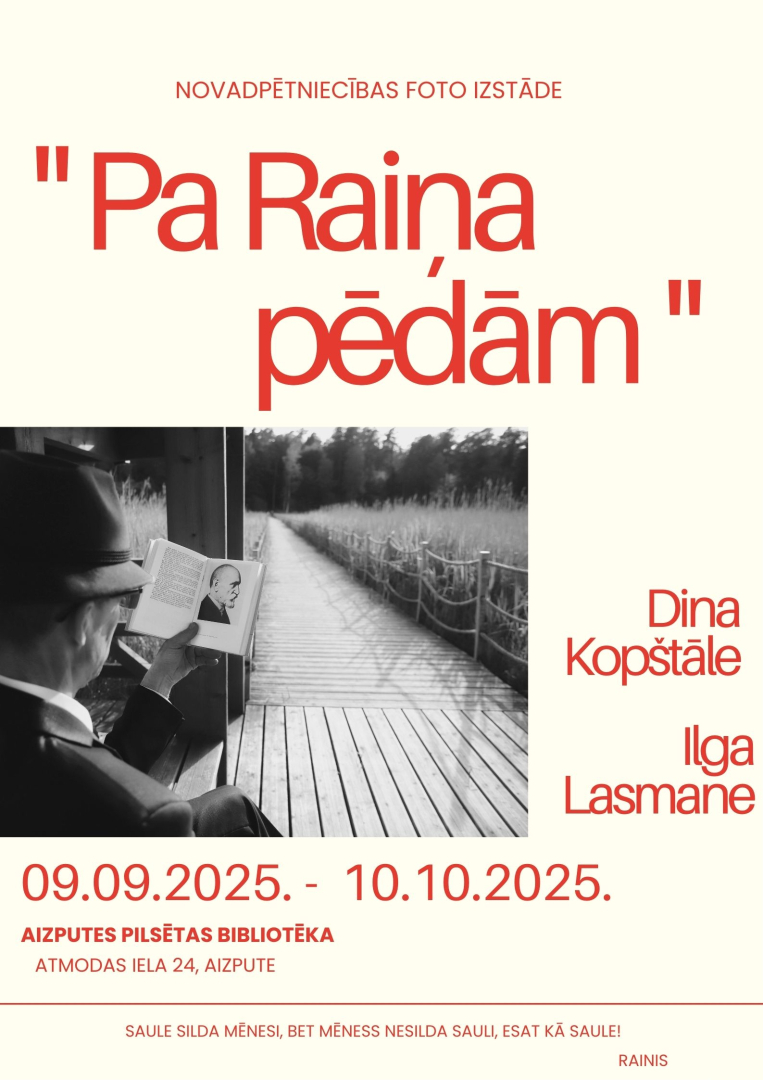 Pa Raiņa pēdām