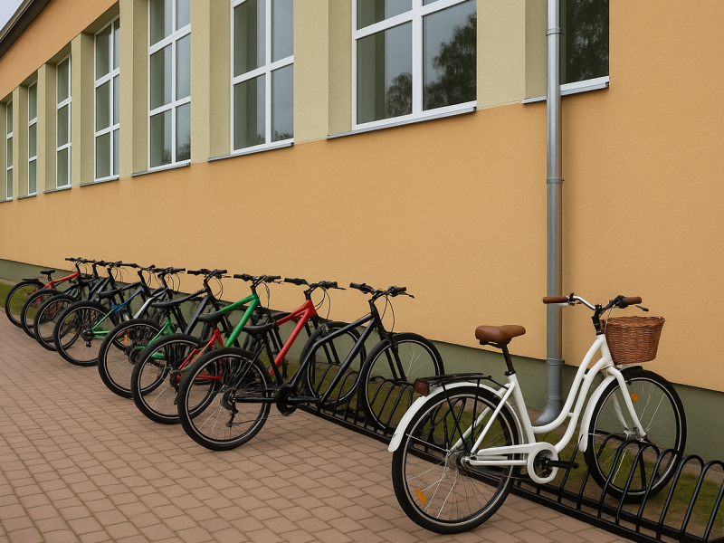 Projekts “Velosipēdu statīvi pie Aizputes vidusskolas” - vīzija