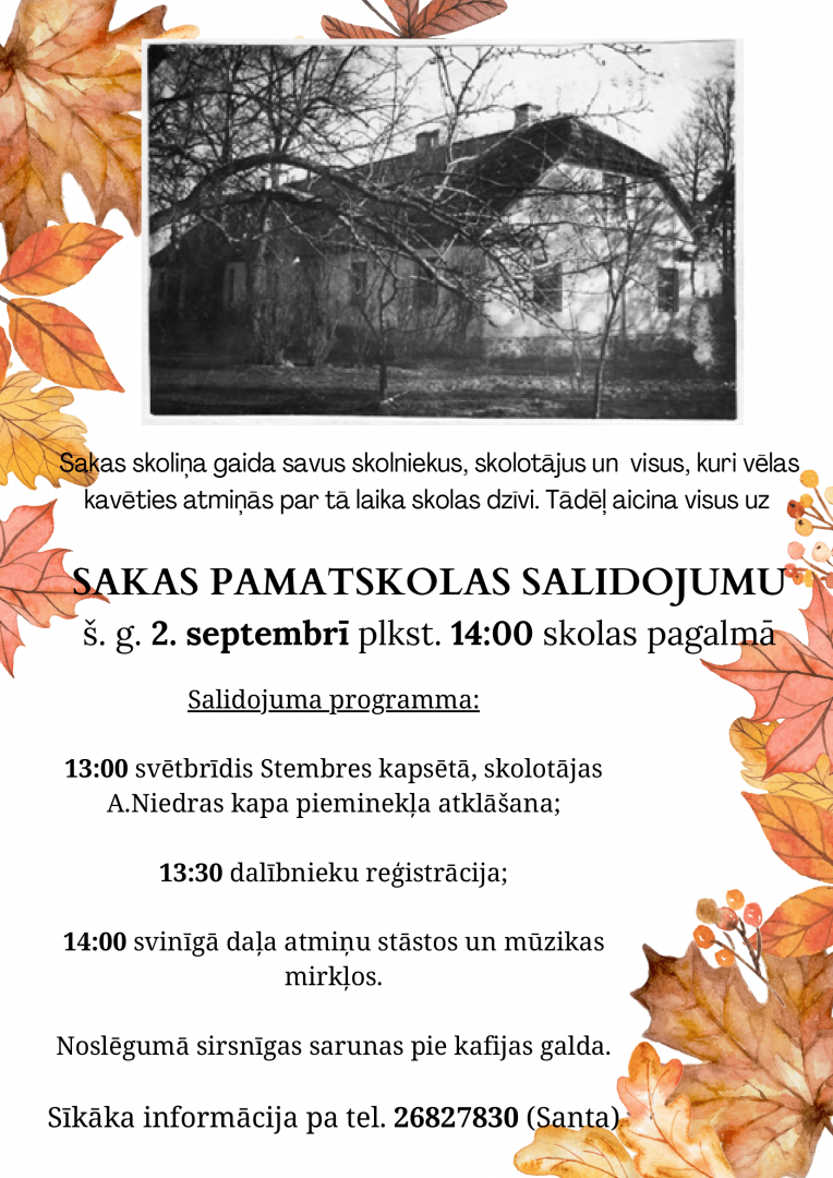 Salidojums Sakas skolā