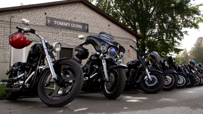 Tommy guns