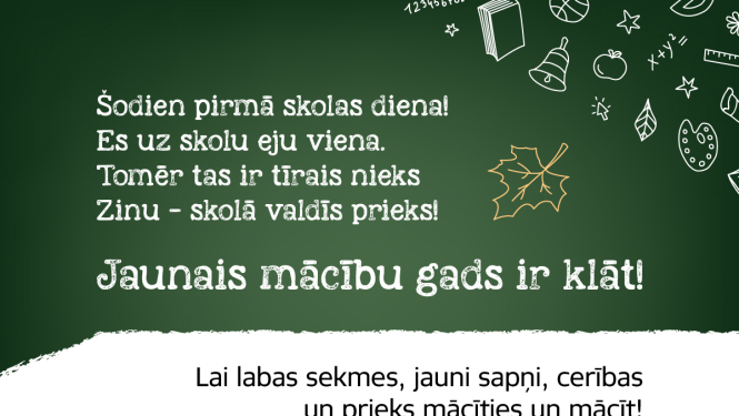 1. septembra apsveikums