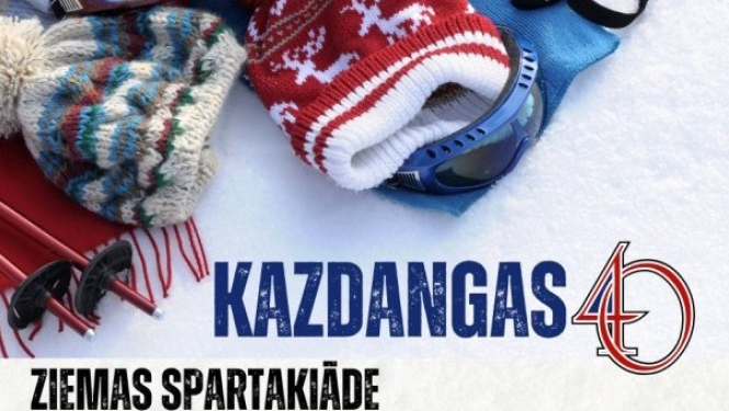 Kazdangas 40. Ziemas spartakiāde