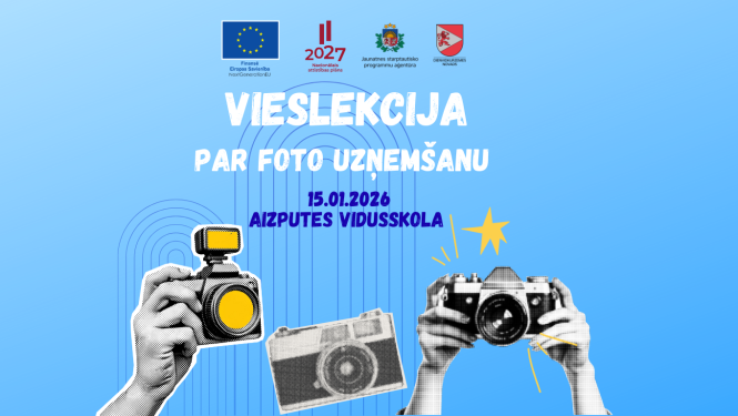 Vieslekcija par foto uzņemšanu
