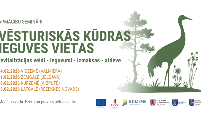 Apmācību semināri Vēsturiskās kūdras ieguves vietas