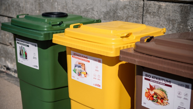 Atkritumu skirosanana Eco Baltia vide