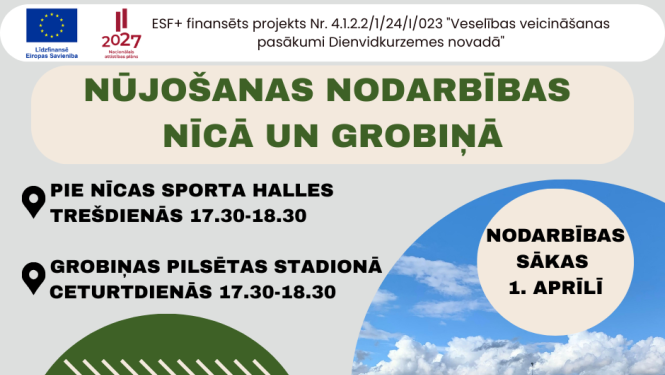 Nūjošanas nodarbības