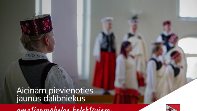 Aicina pievienoties amatiermākslas kolektīvos