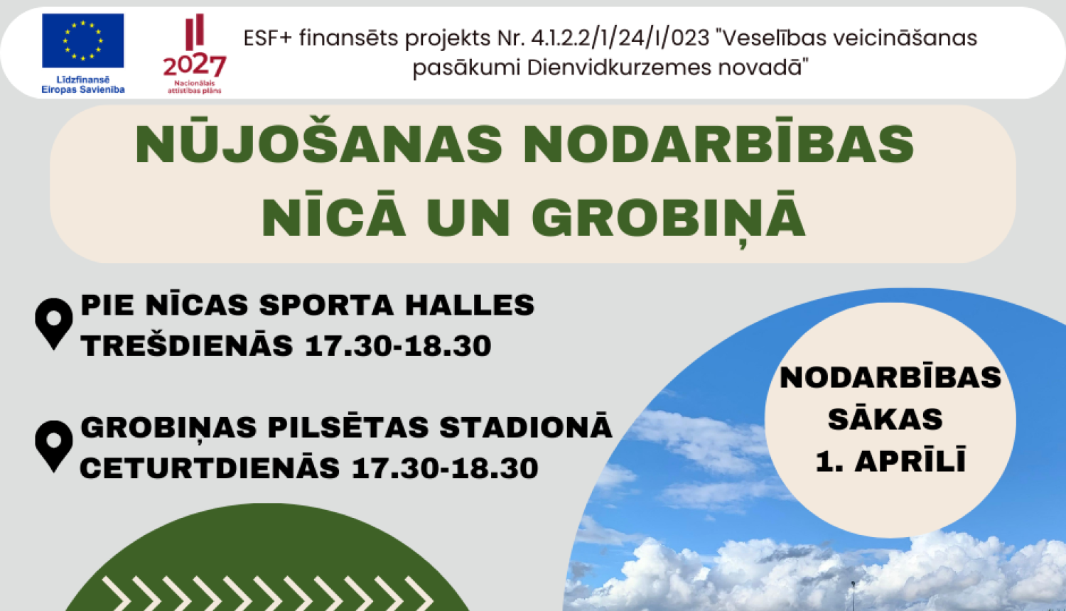 Nūjošanas nodarbības