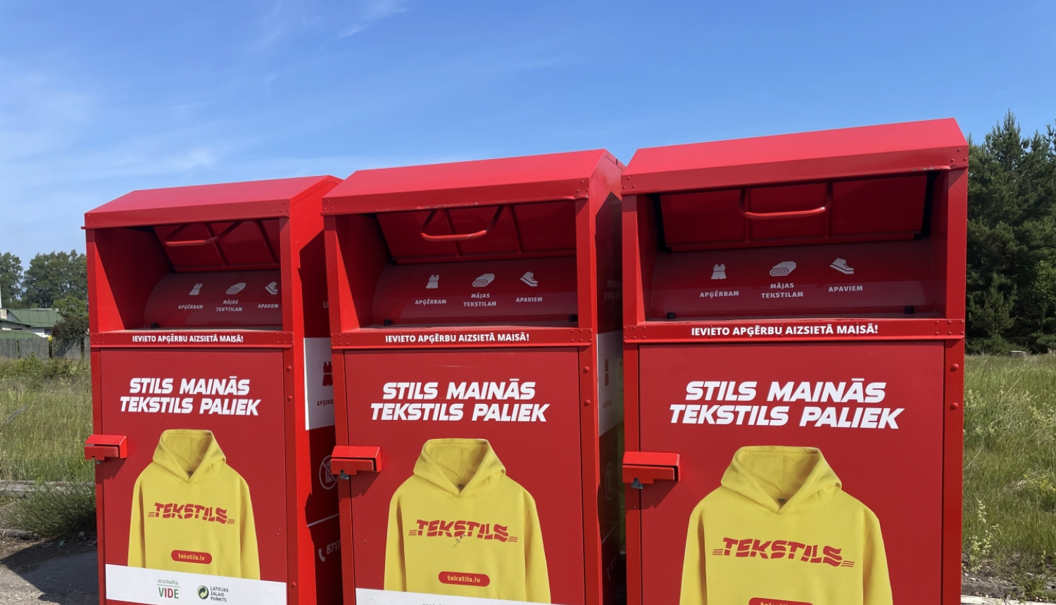 Tekstila šķirošanas iespējas