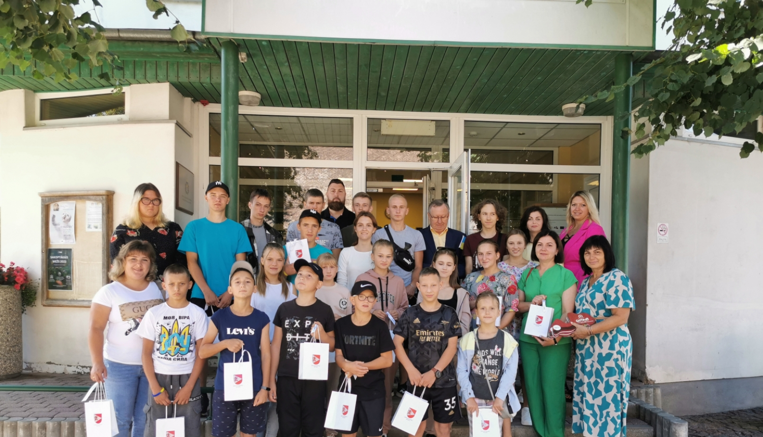 Ukraiņu bērnu delegācija 